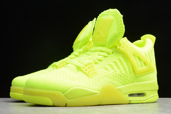 Air Jordan 4 Flyknit Volt Shoes